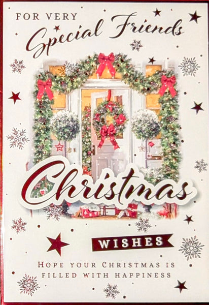 Friends Christmas - Traditional White Door