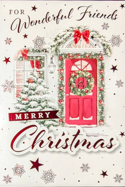Friends Christmas - Traditional Red Door