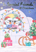 Friends Christmas - Cute Penguins