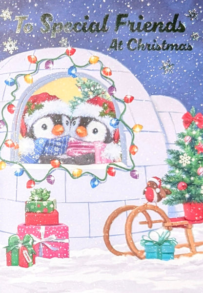 Friends Christmas - Cute Penguins