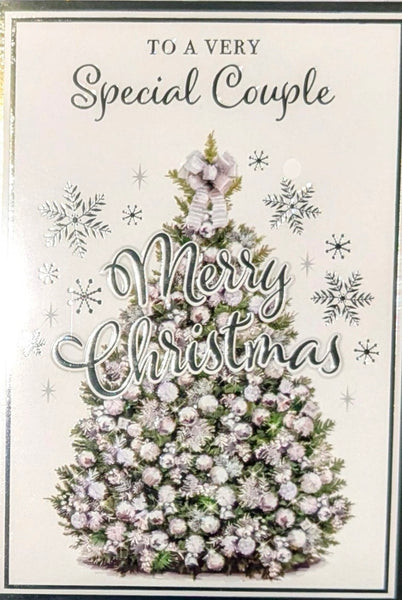 Special Couple Christmas - Traditional Silver Tree
