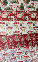 Christmas Wrapping Paper (5 Sheets)  - Cute