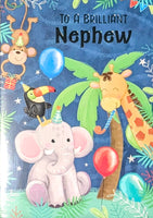 Nephew Birthday - Elephant & Giraffe