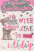 Granddaughter Birthday - Platinum Cute With Love