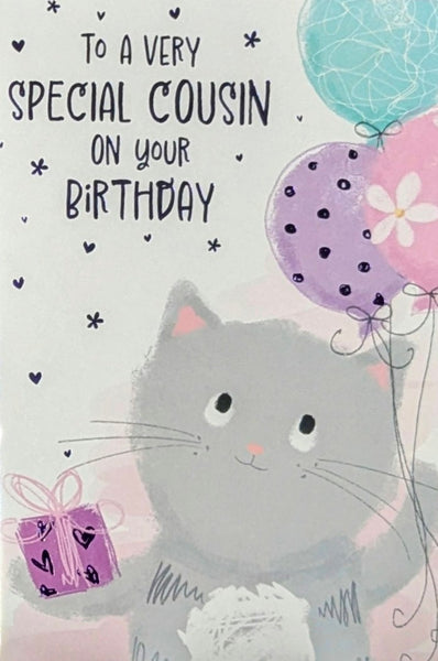 Cousin Birthday - Cute Cat Special