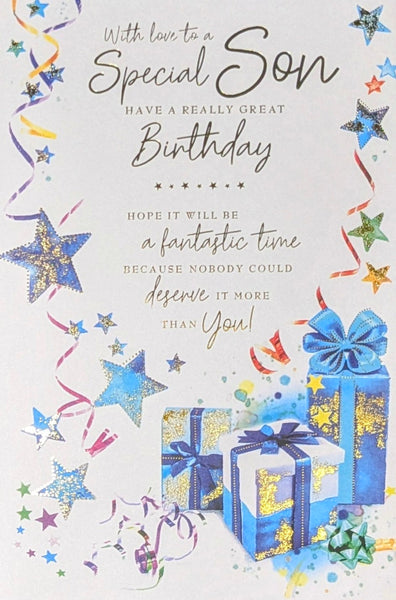 Son Birthday - Traditional Gift Boxes & Stars