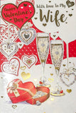 Valentines Wife - Large 8 Page Traditional Champagne