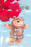 Valentines Boyfriend - Bear With Balloons