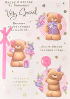 Someone Special Birthday - Large Cute 3 Bears