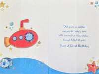 Great Grandson Birthday - Red Submarine