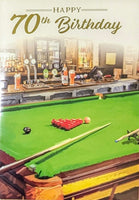 70 Birthday Male - Snooker