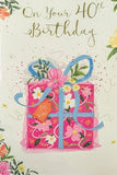 40 Birthday Female - Pink Gift Box