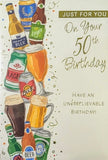 50 Birthday Male - Beers Just For You