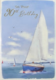 90 Birthday - Traditional Boat