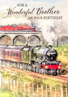 Brother Birthday - Traditional Train & Bridge