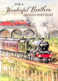 Brother Birthday - Traditional Train & Bridge