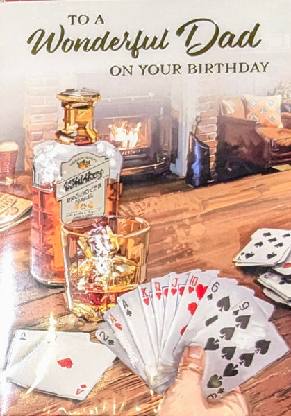 Dad Birthday - Whiskey & Cards