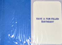 Open Male Birthday - Blue Monster