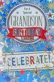 Grandson Birthday - Celebrate Stars