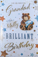 Grandson Birthday - Cute Totally Brilliant