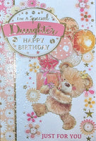 Daughter Birthday - Cute Gift Boxes & Balloons