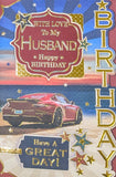 Husband Birthday - Traditional Red Car