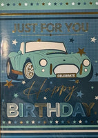 Open Male Birthday - Traditional Car Happy