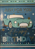 Open Male Birthday - Traditional Car Happy