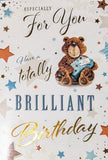 Open Male Birthday - Cute Totally Brilliant