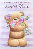 Nan Birthday - Cute Bear Lilac