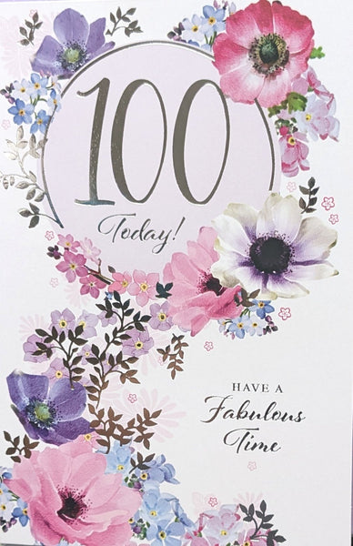 100 Birthday Female - Flowers