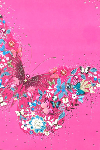 Blank - Pink Butterfly