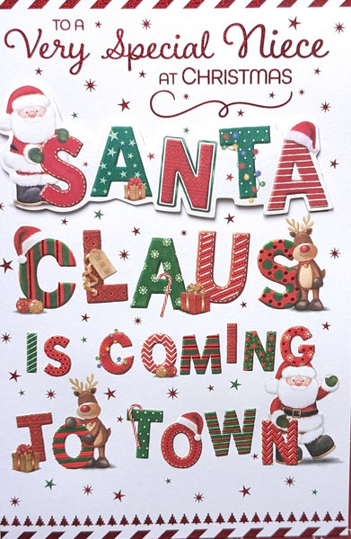 Niece Christmas - Santa Is Coming To Town