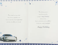 Dad Birthday - Large 8 Page Car