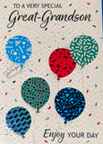 Great Grandson Birthday - Balloons