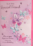 Friend Birthday - Traditional butterfly
