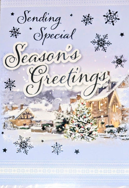 Open Christmas - Traditional Scene Greetings