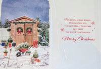 Uncle Christmas - Traditional Brown Shed