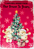 From Our House To Yours Christmas - Cute Tree Red