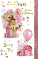 Sister Birthday - Large Cute Balloon & Gifts