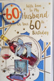 Husband 60 Birthday - Badged