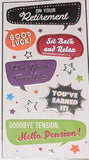 Retirement - Slim Speech Bubbles
