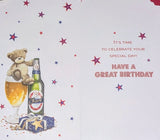 Open Male Birthday - Slim Cute Beer