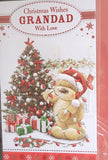 Grandad Christmas - Cute Bear and Tree