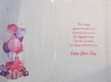 Open Female Birthday - Traditional Boxes & Balloons Wishes