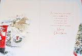 Dad & Partner Christmas - Traditional Snowy Scene