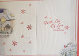 Brother & Sister In Law Christmas - Traditional House Left