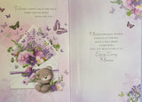 Friend Birthday - Cute Bear Purple