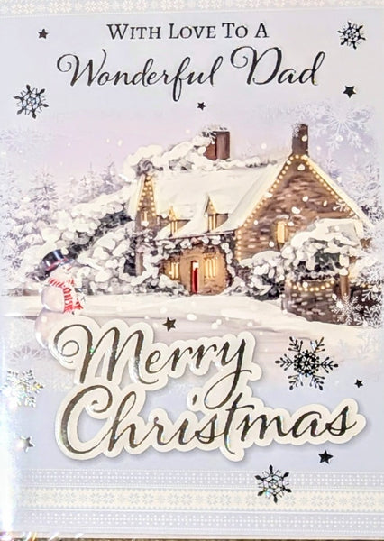 Dad Christmas - Traditional Scene Merry