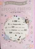 Friend Birthday - Traditional verse pink
